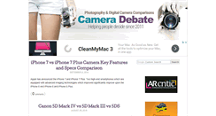 Desktop Screenshot of cameradebate.com